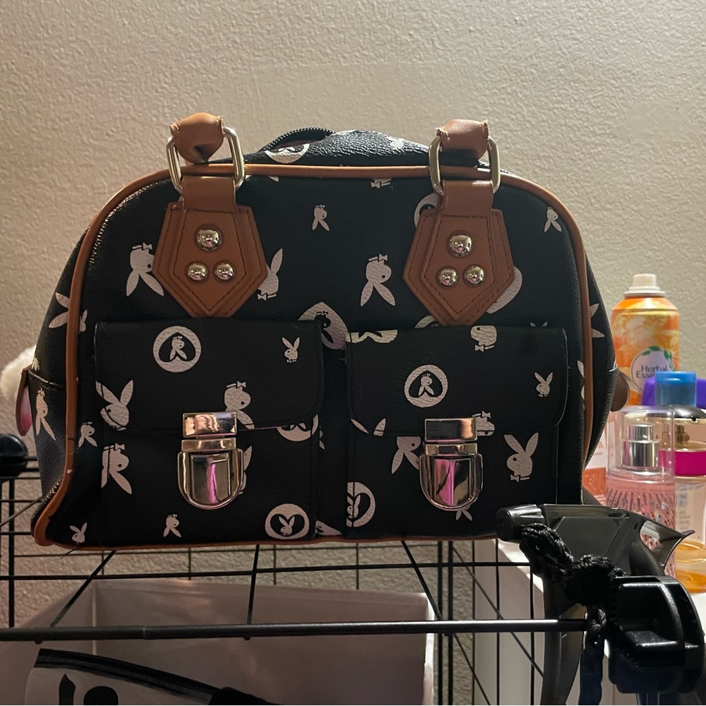 VINTAGE playboy bunny shoulder bag! used, like new with very minor flaws